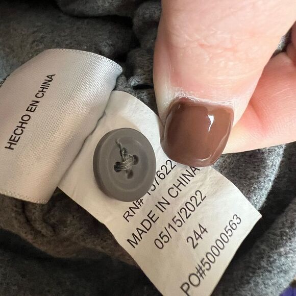 Eddie Bauer Men’s Size Large Gray Collared Long Sleeve Button Down Casual Shirt - Picture 5 of 7